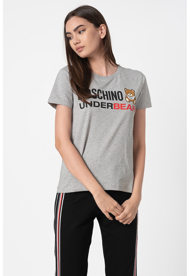 Moschino Домашна тениска с лого 9 - Pepit.bg
