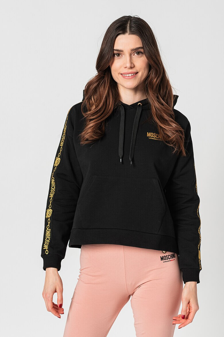 Moschino Домашно худи с лого встрани - Pepit.bg