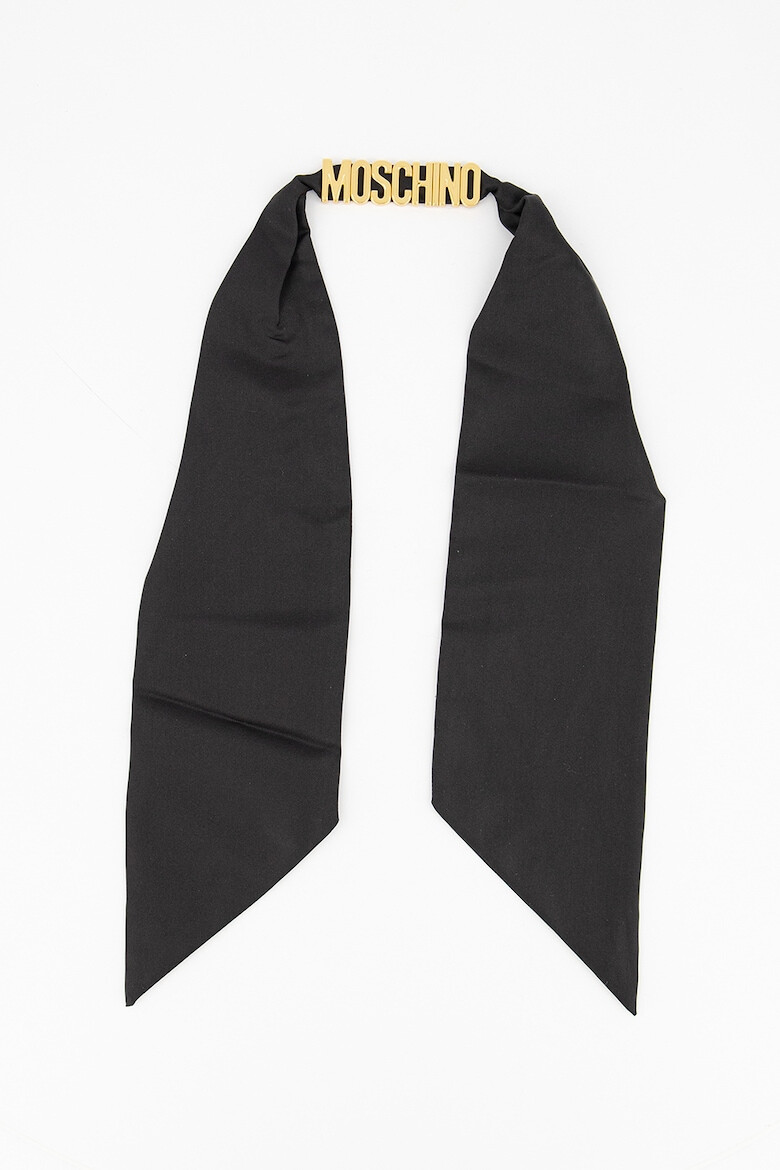 Moschino Копринен шал с лого - Pepit.bg