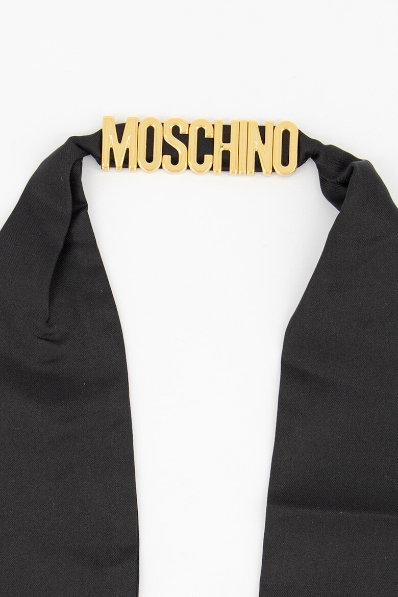Moschino Копринен шал с лого - Pepit.bg