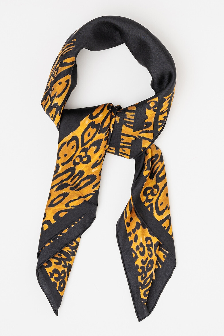 Moschino Копринен шал с принт - Pepit.bg