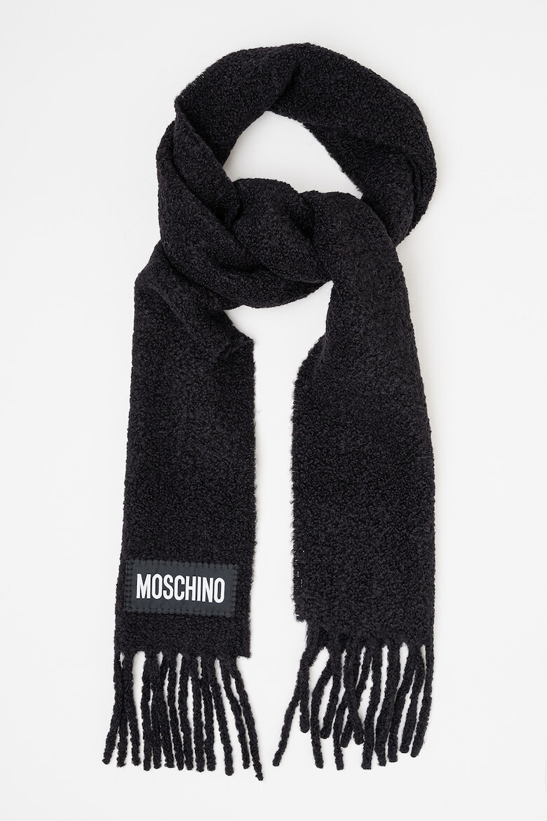 Moschino Мъхест шал с вълна - Pepit.bg