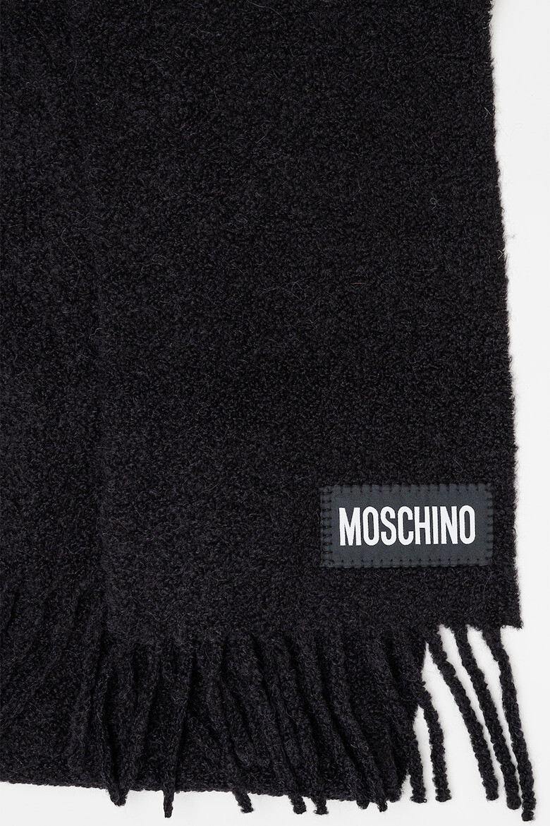 Moschino Мъхест шал с вълна - Pepit.bg
