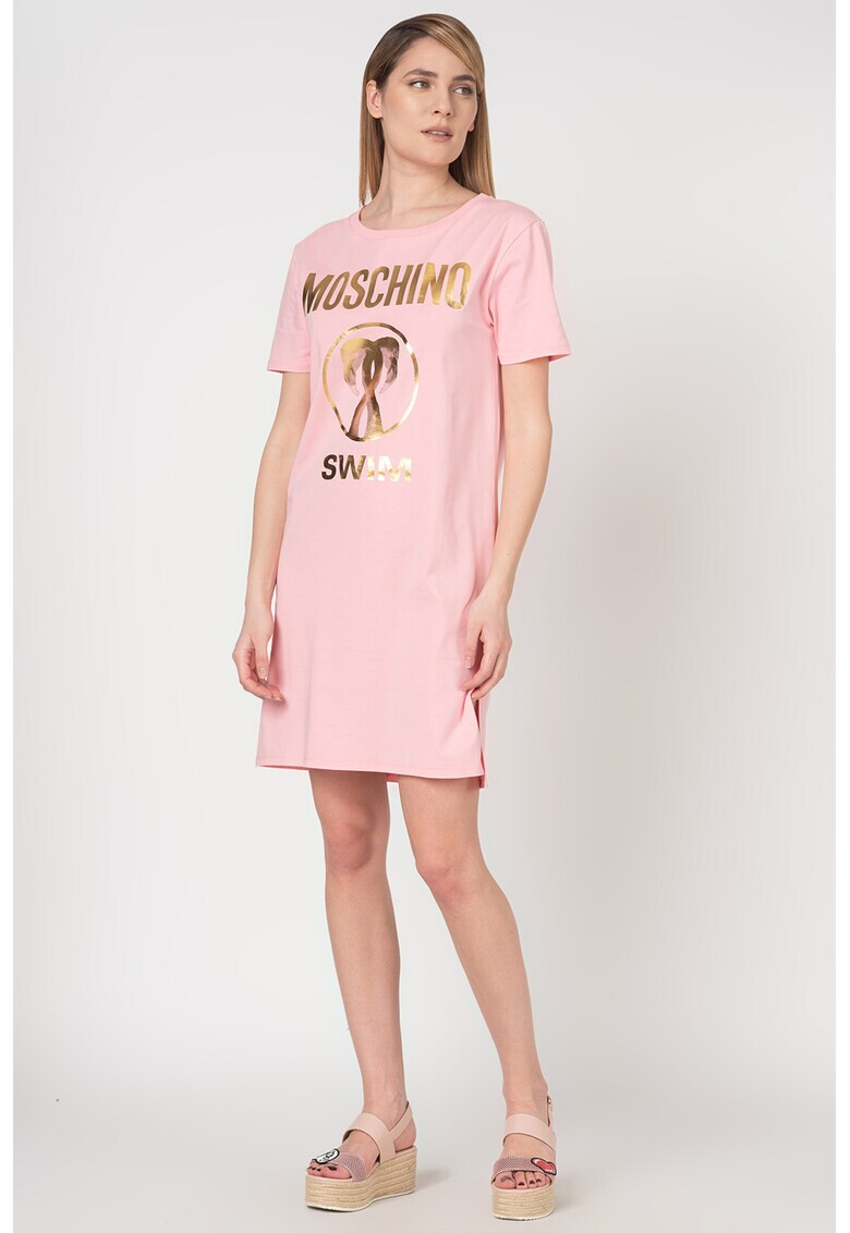 Moschino Плажна рокля с лого - Pepit.bg
