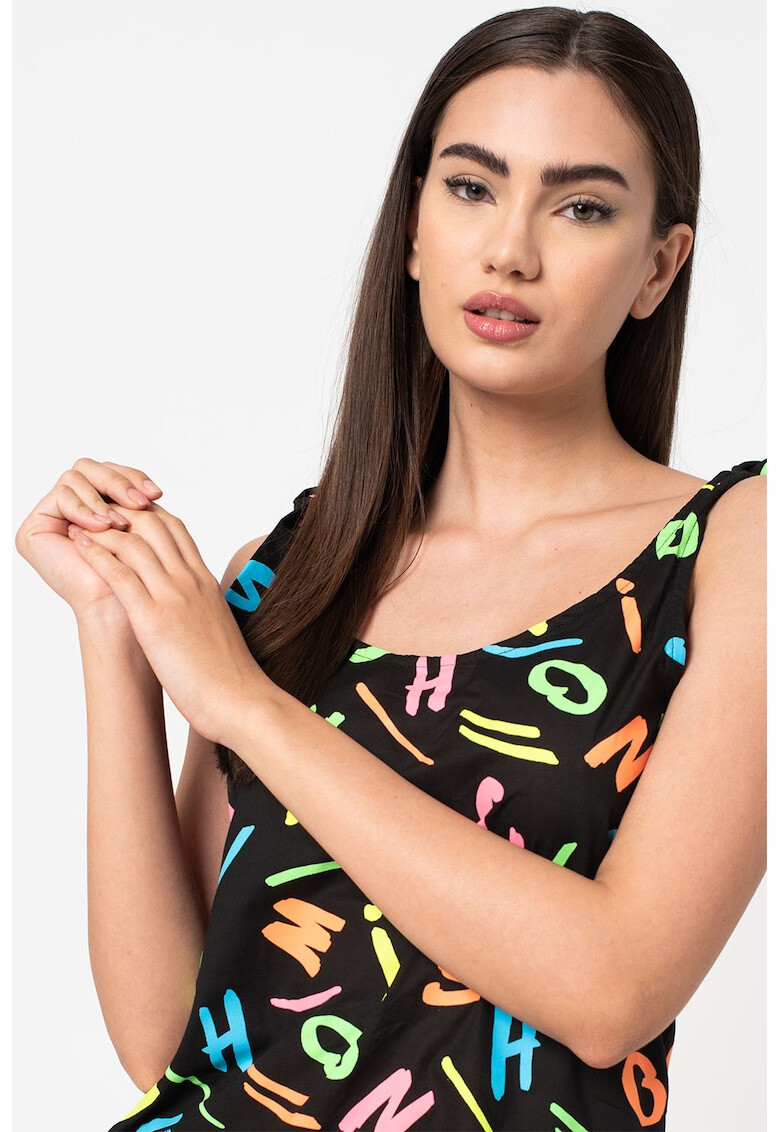 Moschino Плажна рокля с лого - Pepit.bg