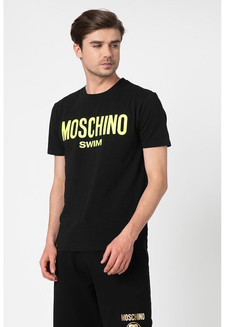 Moschino Плажна тениска с лого - Pepit.bg