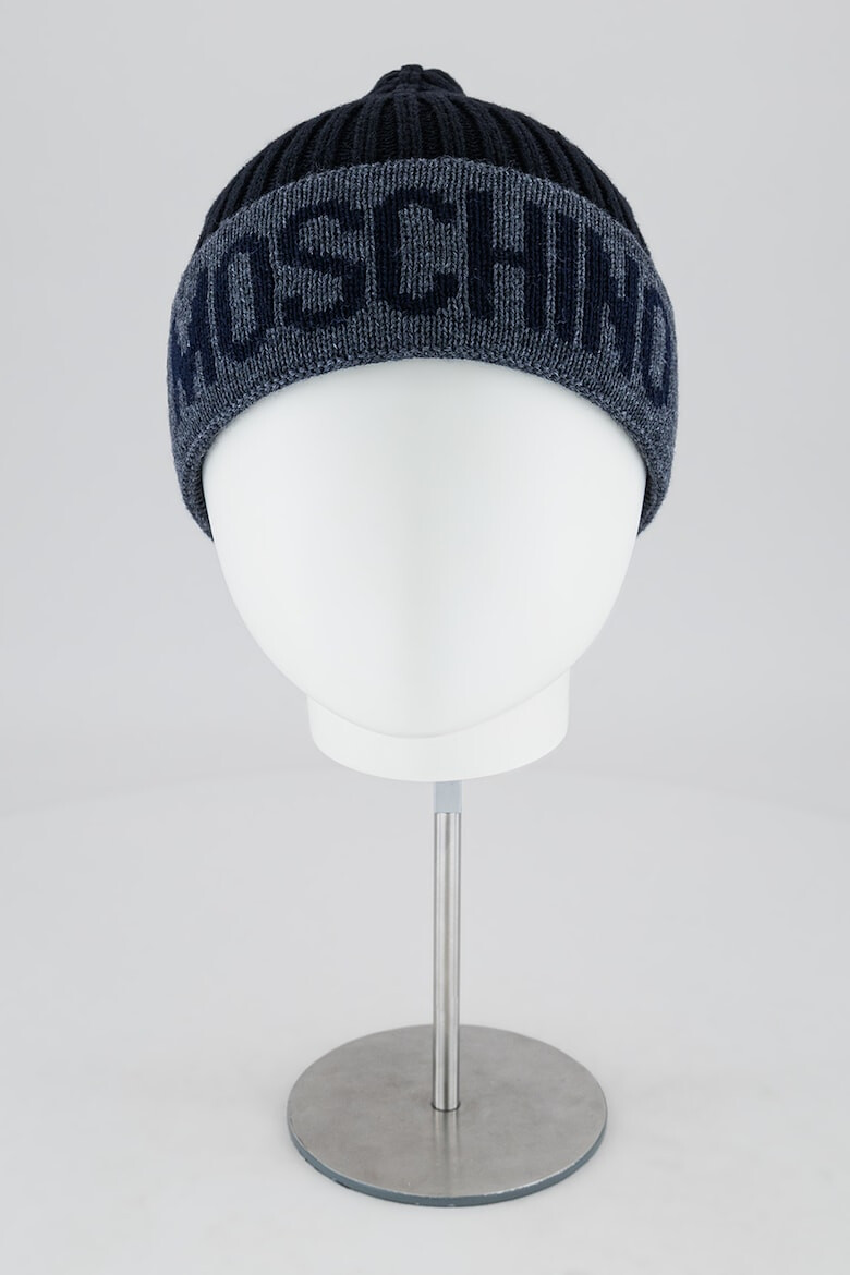Moschino Рипсена шапка с лого - Pepit.bg