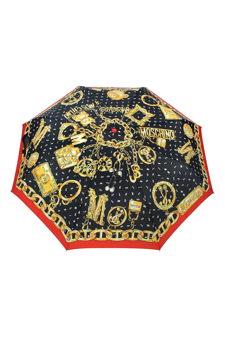Moschino Сгъваем чадър с шарка - Pepit.bg