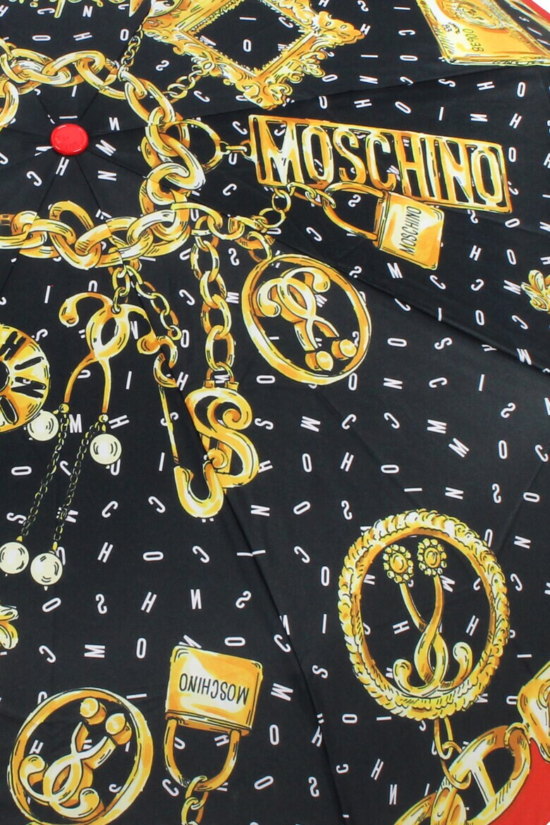 Moschino Сгъваем чадър с шарка - Pepit.bg
