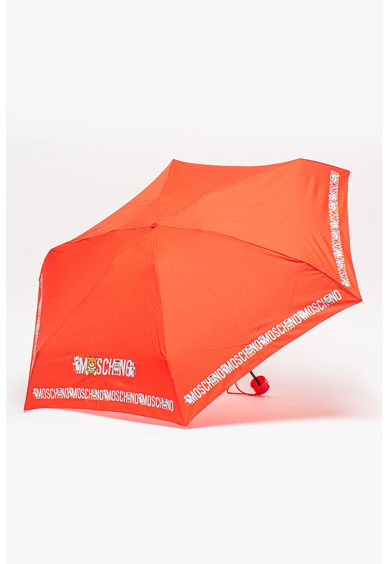 Moschino Сгъващ се чадър с лого - Pepit.bg