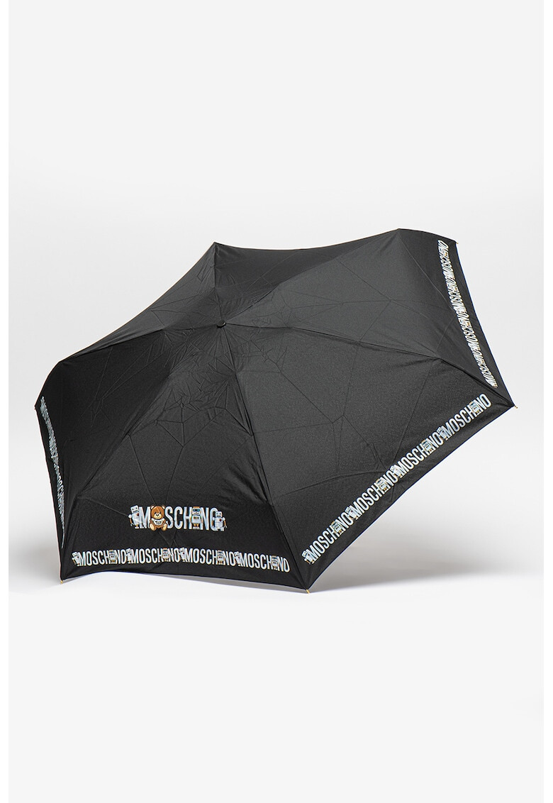 Moschino Сгъващ се чадър с лого - Pepit.bg