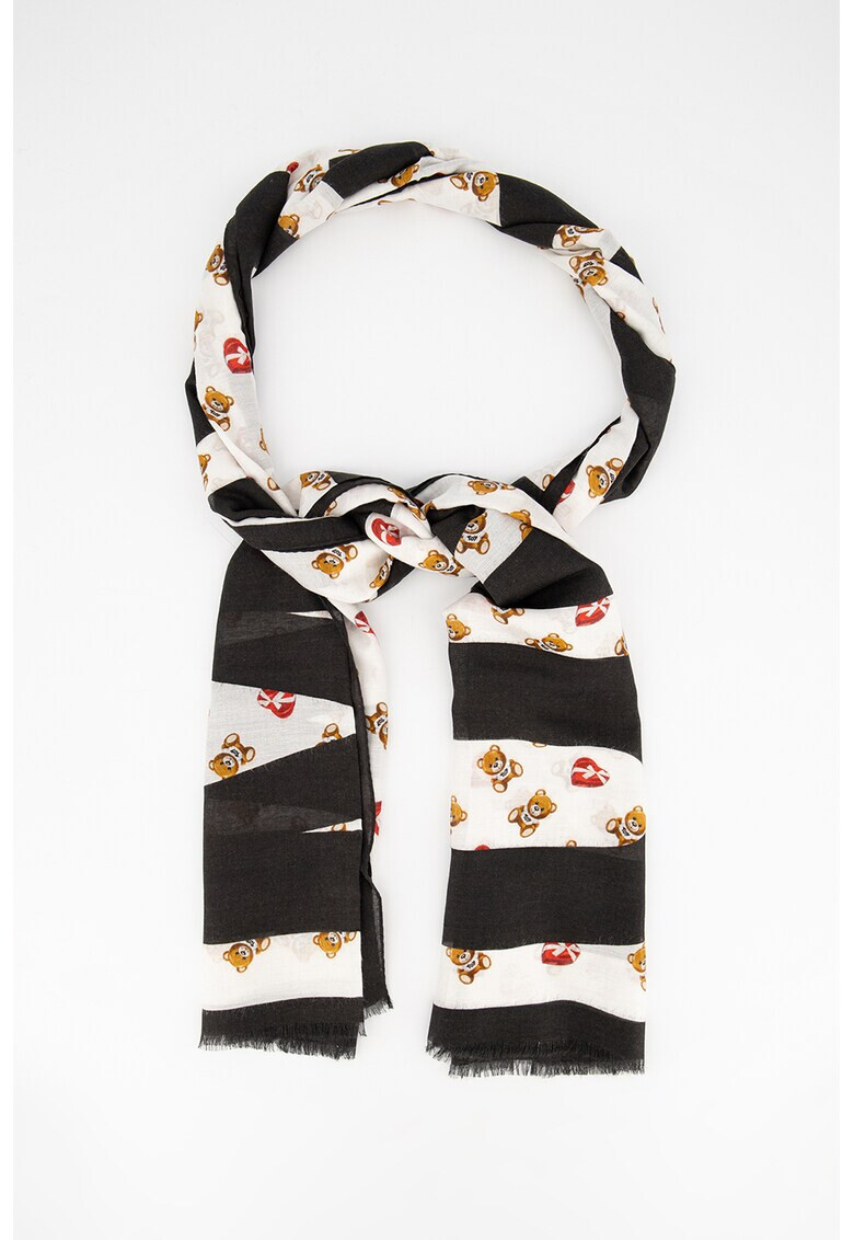 Moschino Шал с кашмир и модал - Pepit.bg