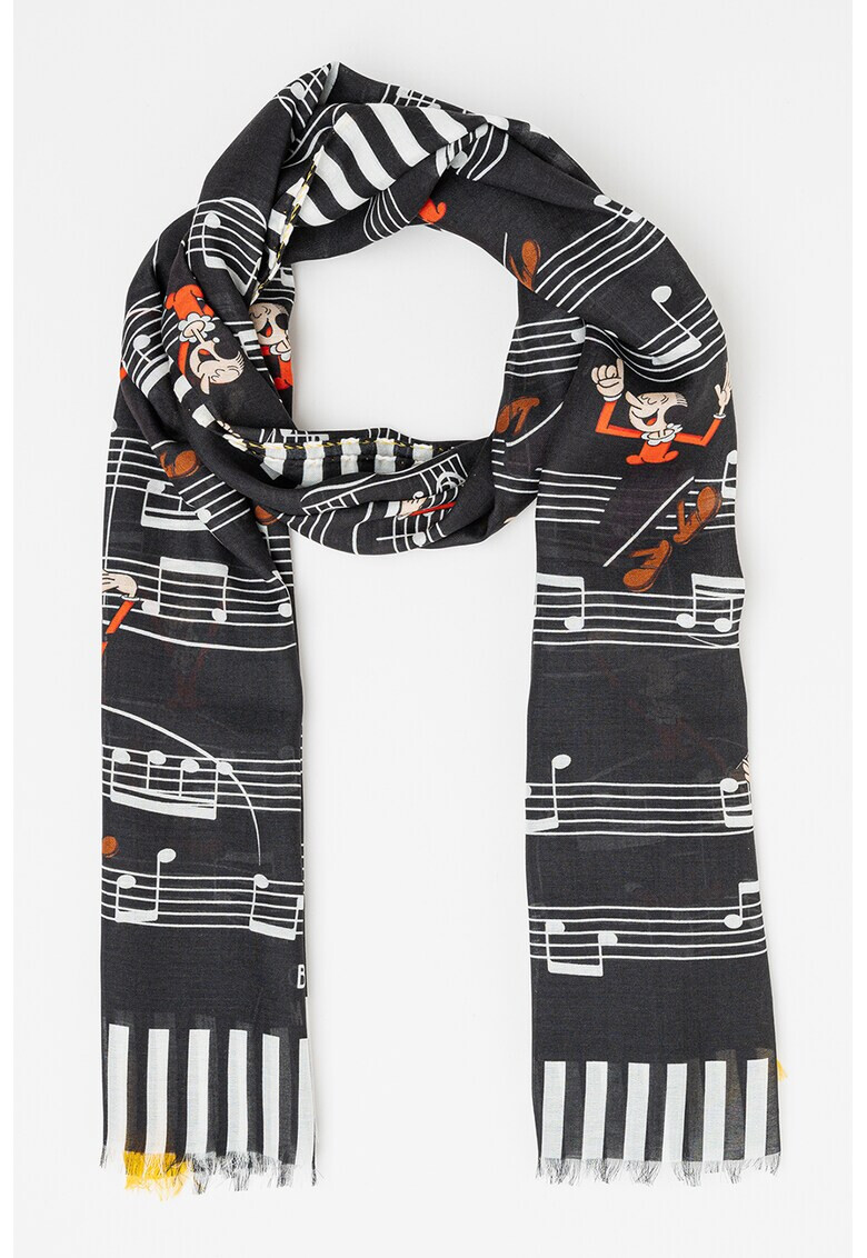 Moschino Шал с кашмир и модал - Pepit.bg