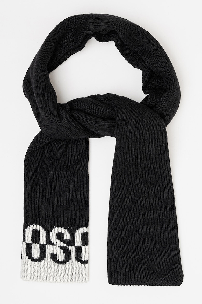 Moschino Шал с контрастно лого - Pepit.bg