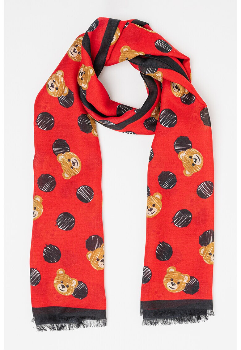 Moschino Шал с модал и кашмир - Pepit.bg