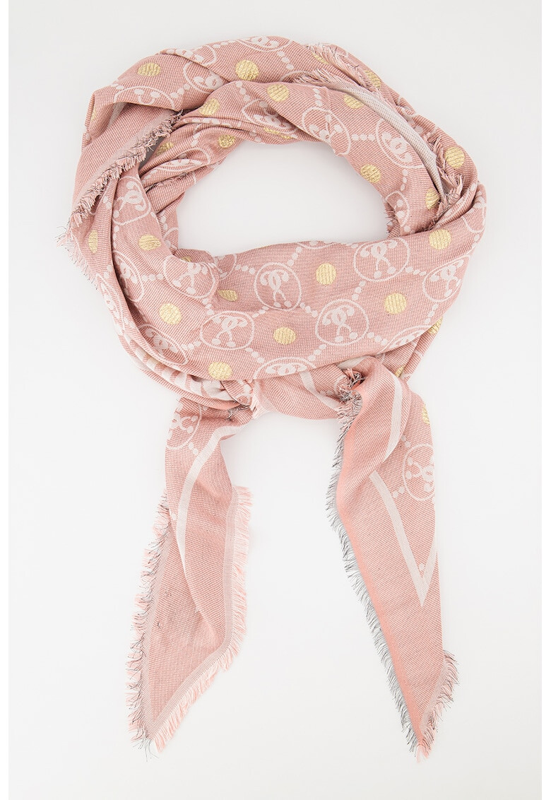 Moschino Шал с модал и лого - Pepit.bg