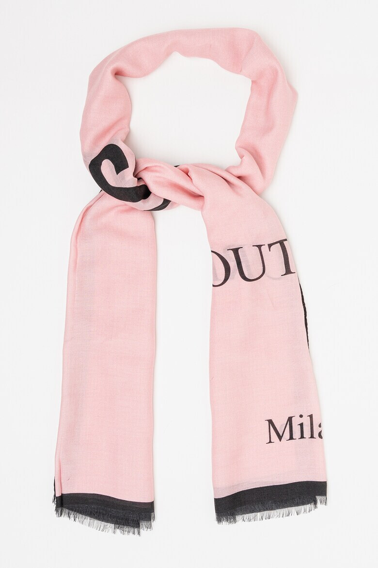 Moschino Шал с модал с лого - Pepit.bg