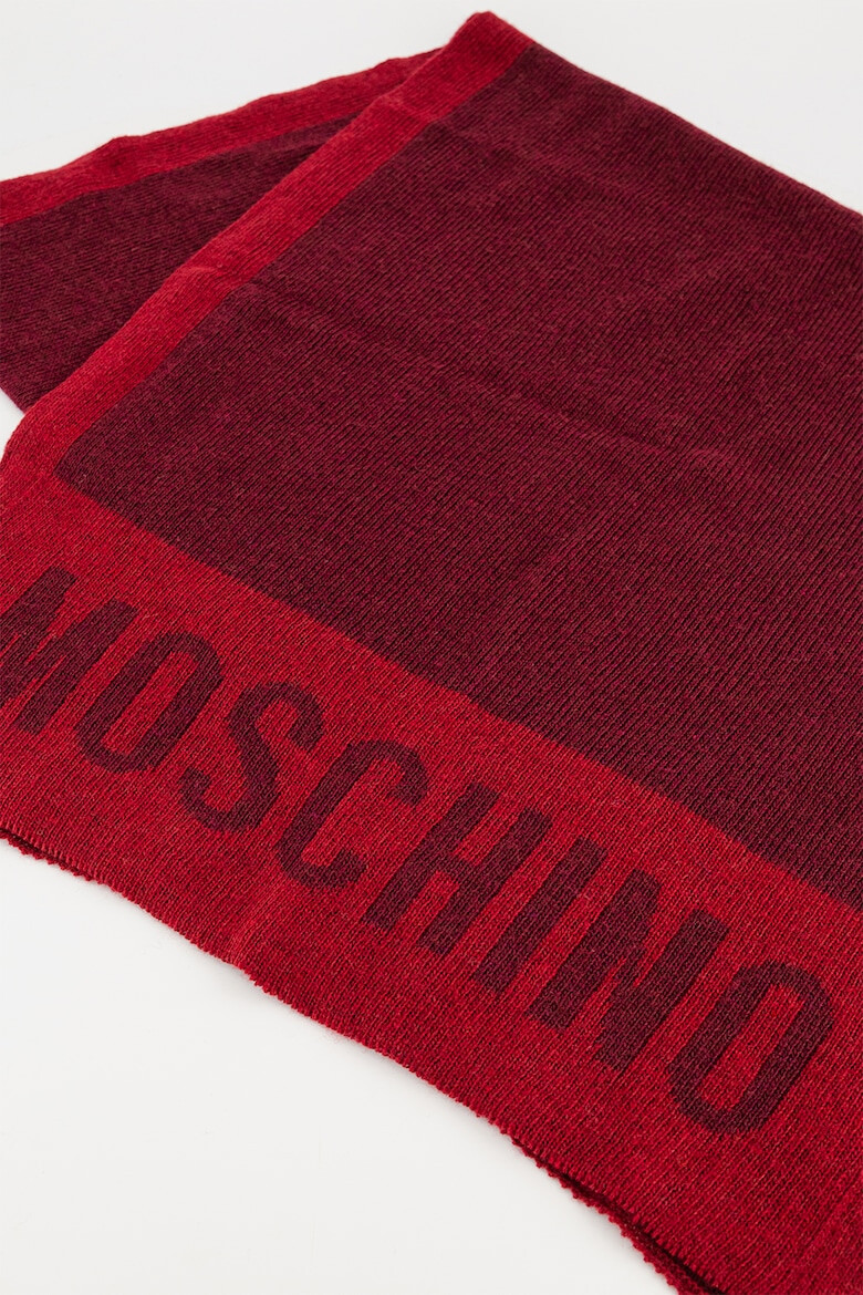 Moschino Шал с вълна с лого - Pepit.bg