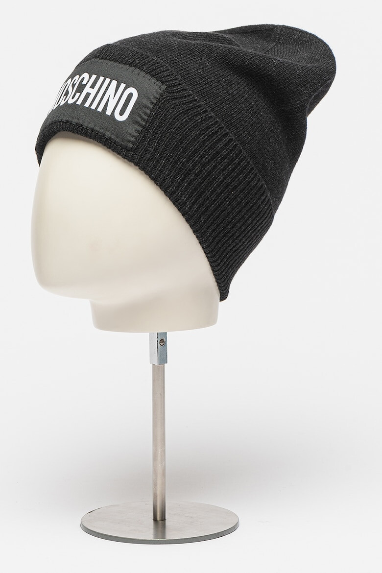 Moschino Шапка с кашмир с лого - Pepit.bg