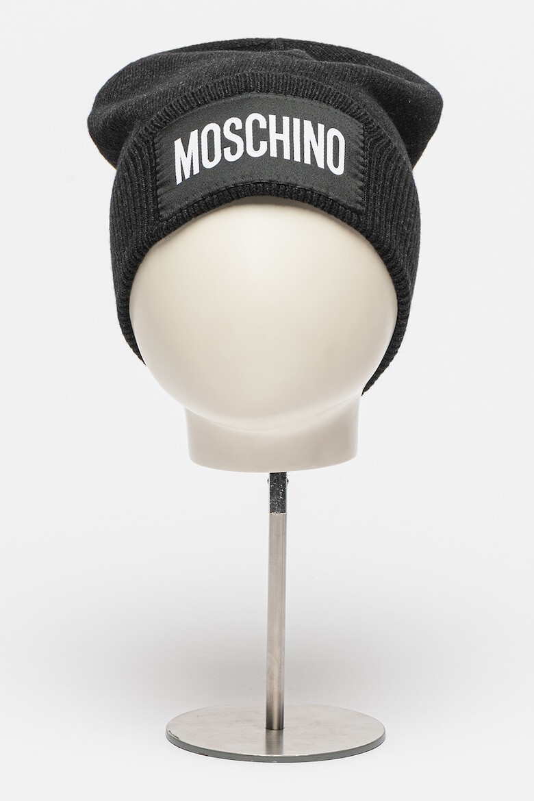 Moschino Шапка с кашмир с лого - Pepit.bg