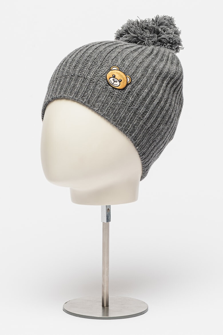 Moschino Шапка с вълна с помпон - Pepit.bg