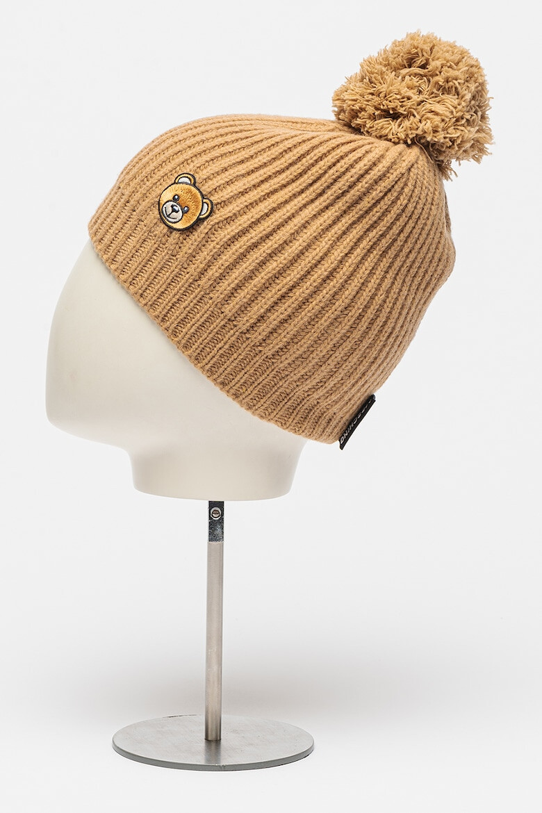 Moschino Шапка с вълна с помпон - Pepit.bg