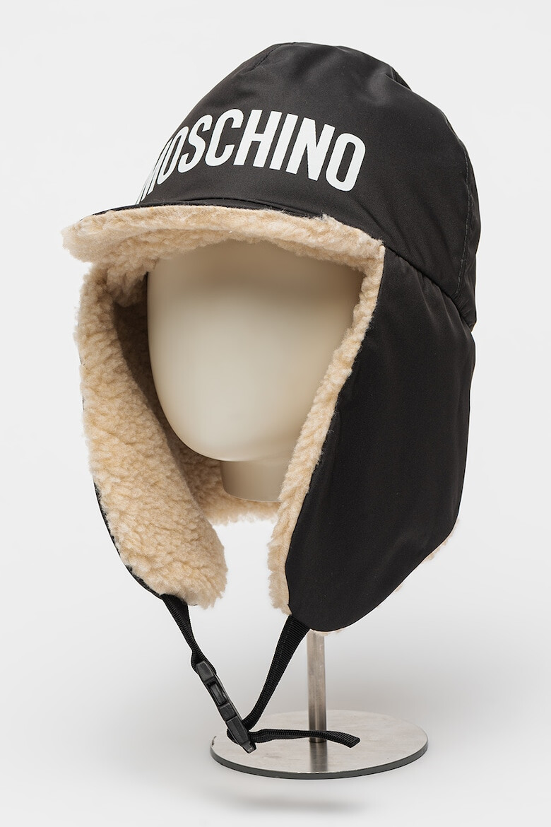 Moschino Шапка тип ушанка с лого - Pepit.bg