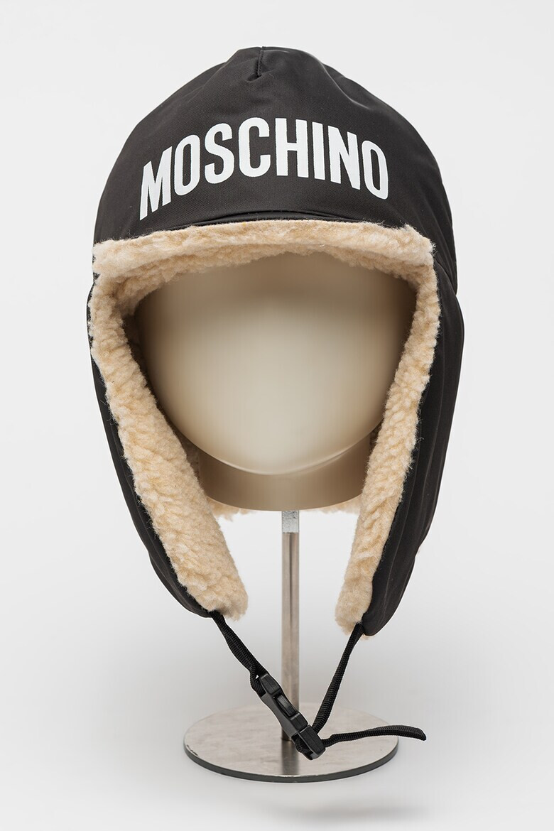 Moschino Шапка тип ушанка с лого - Pepit.bg