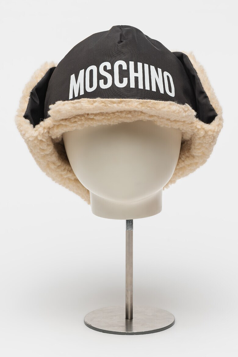 Moschino Шапка тип ушанка с лого - Pepit.bg