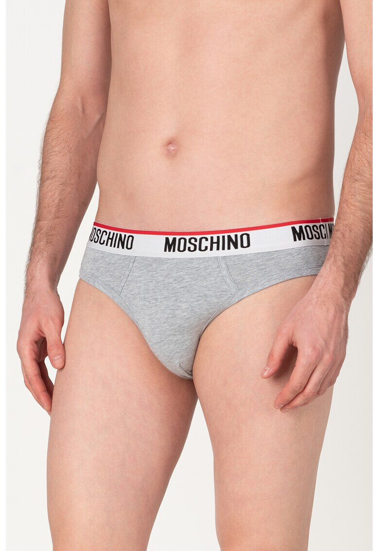 Moschino Слипове с еластична талия с лого - 2 чифта - Pepit.bg