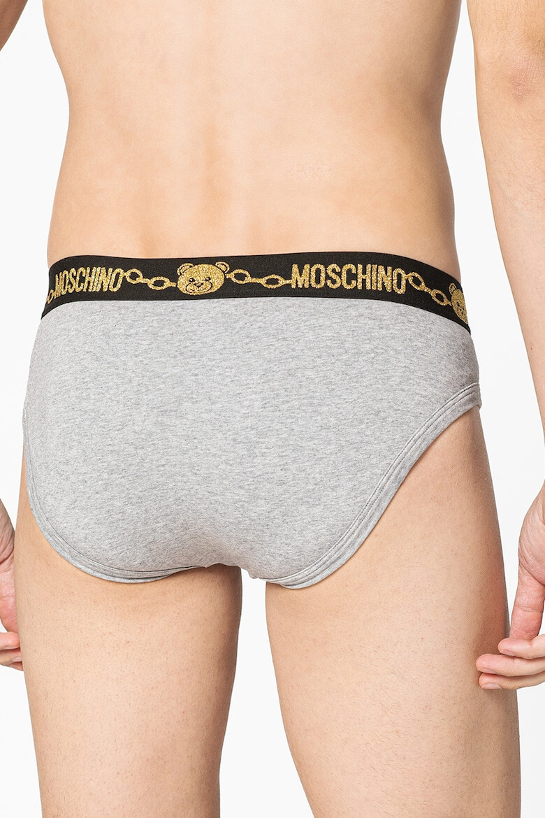 Moschino Слипове с лого - 2 чифта - Pepit.bg