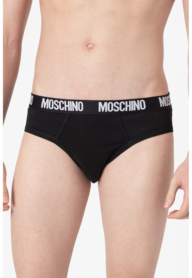 Moschino Слипове с лого 2 чифта - Pepit.bg