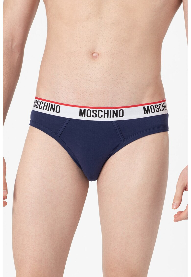 Moschino Слипове с лого 2 чифта - Pepit.bg