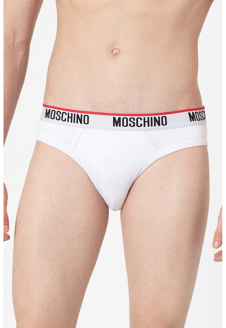 Moschino Слипове с лого 2 чифта - Pepit.bg