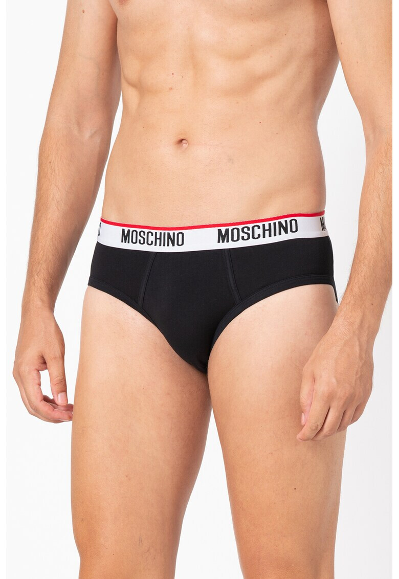 Moschino Слипове с лого 3 чифта - Pepit.bg