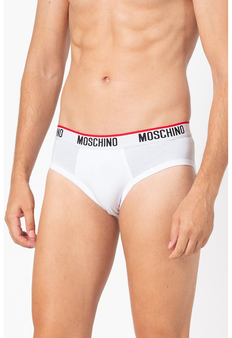 Moschino Слипове с лого 3 чифта - Pepit.bg