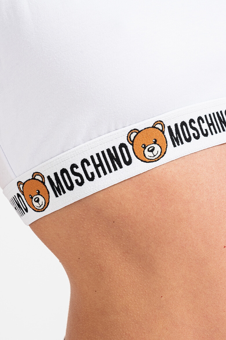 Moschino Спортно бюстие с лого - Pepit.bg