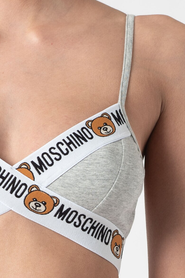 Moschino Сутиен с еластична лента с лого - Pepit.bg