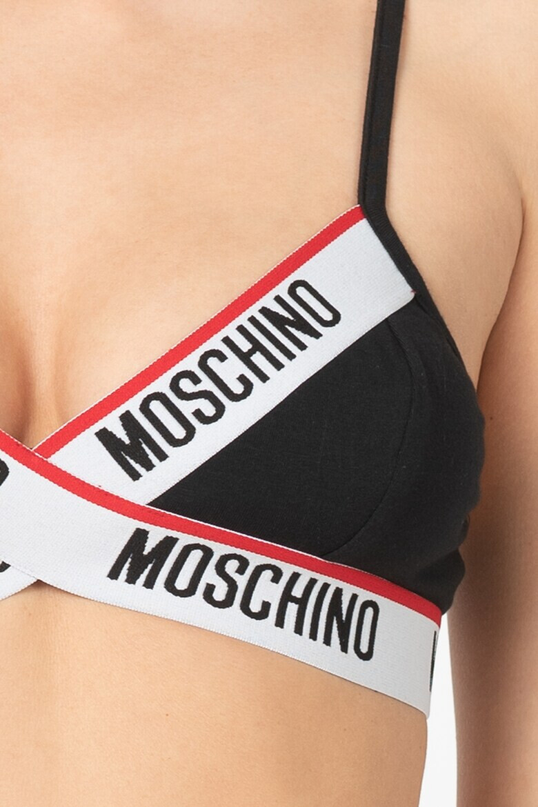 Moschino Сутиен с лого - Pepit.bg