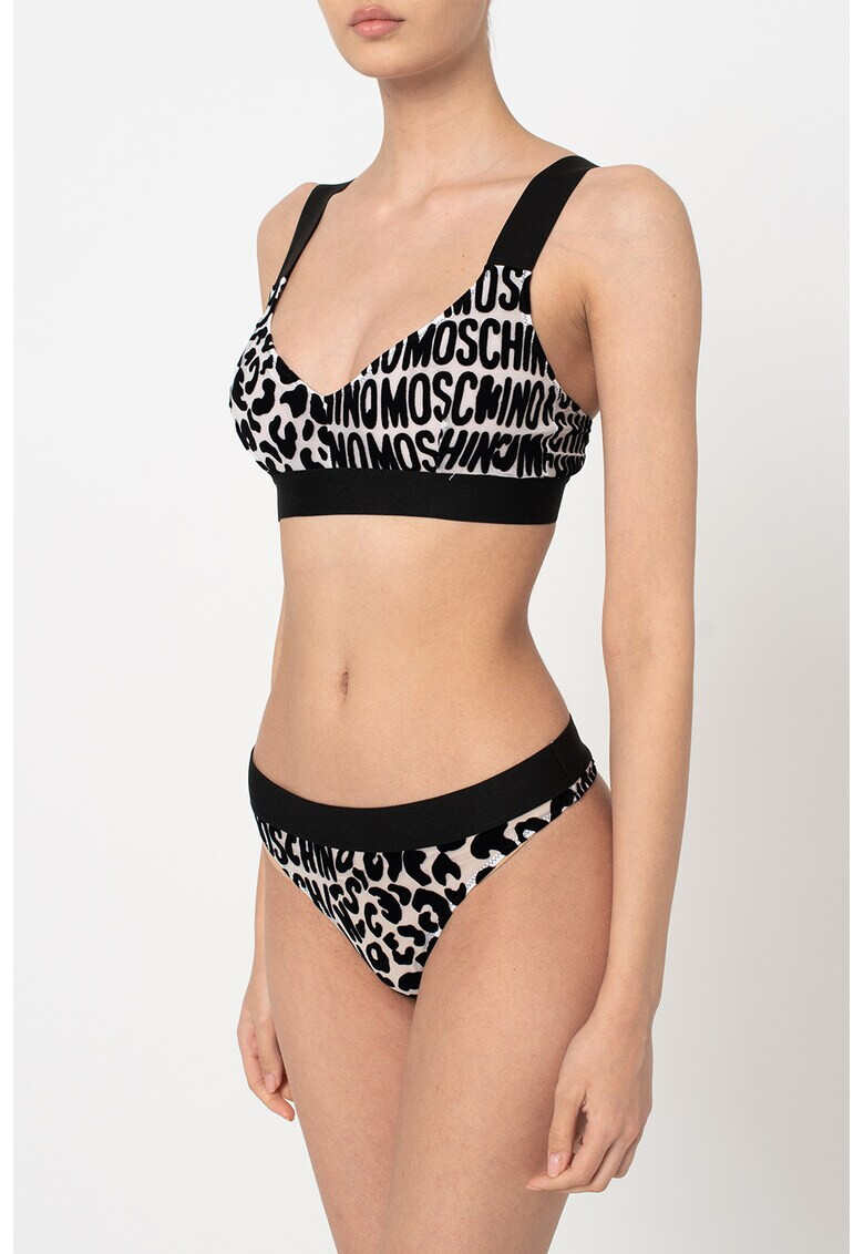 Moschino Сутиен с лого - Pepit.bg