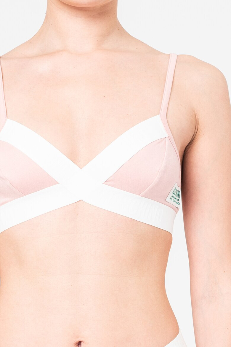 Moschino Триъгълен сутиен с лого - Pepit.bg