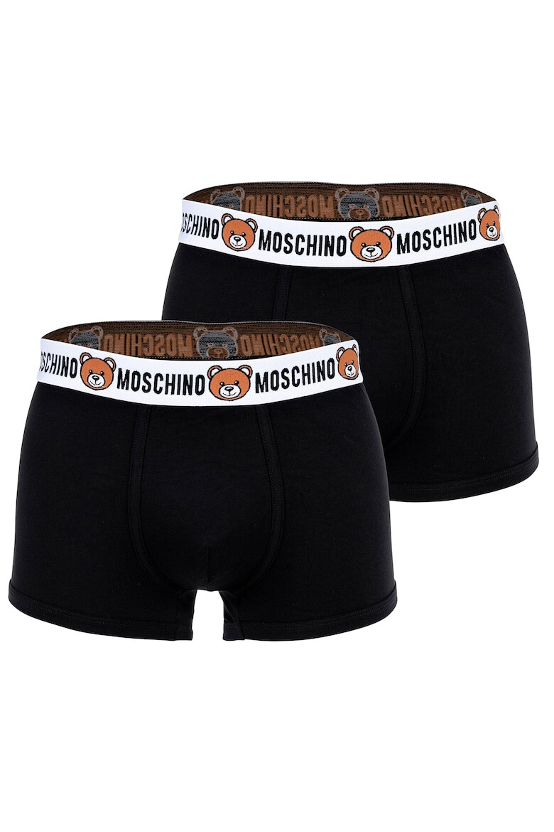 MOSCHINO Underwear Боксерки с лого - 2 чифта - Pepit.bg