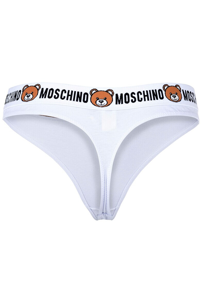 MOSCHINO Underwear Танга с лого на талията - 2 чифта - Pepit.bg