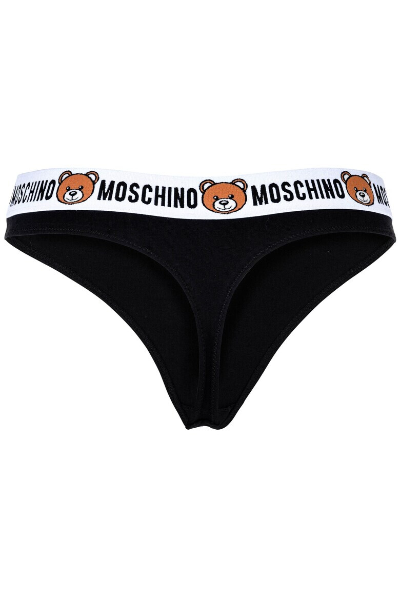 MOSCHINO Underwear Танга с лого на талията - 2 чифта - Pepit.bg