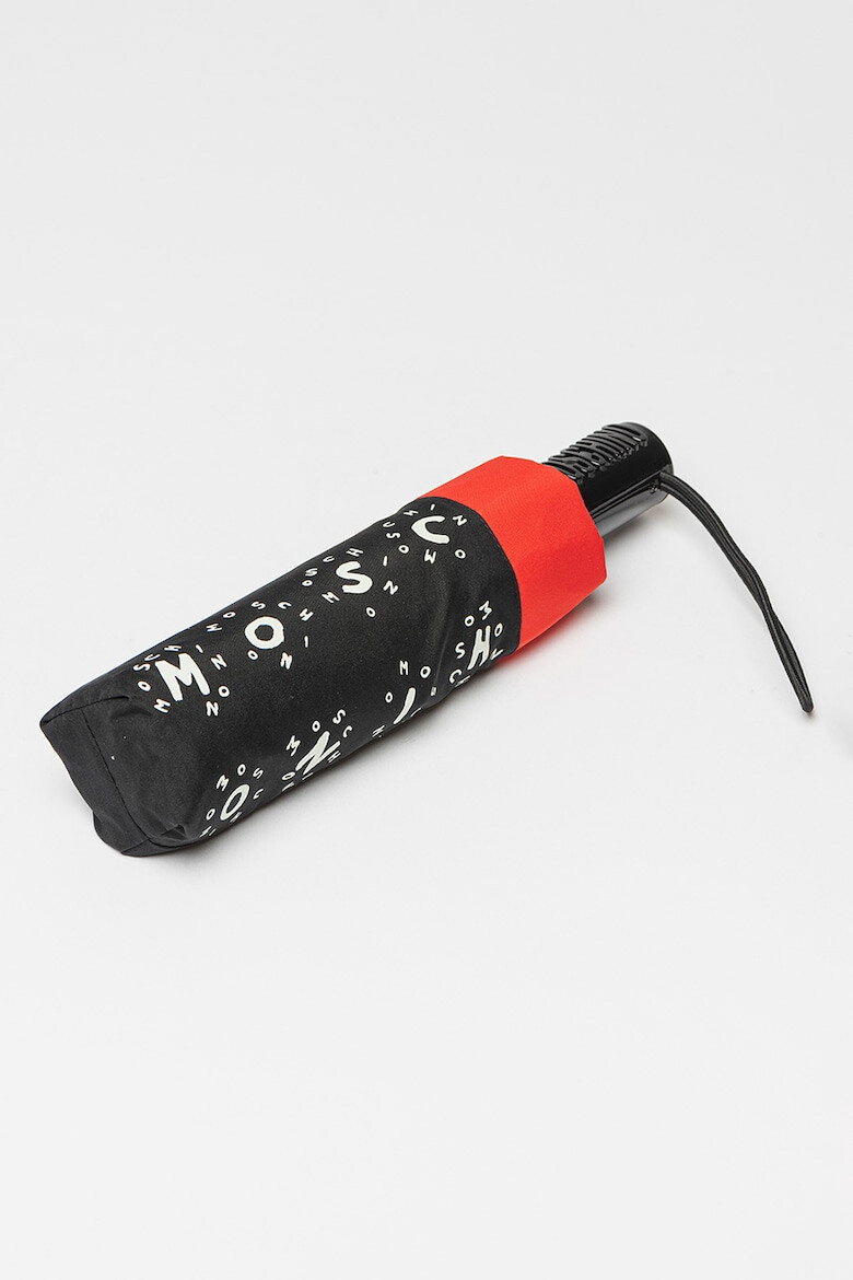 Moschino Унисекс сгъваем чадър с шарка - Pepit.bg