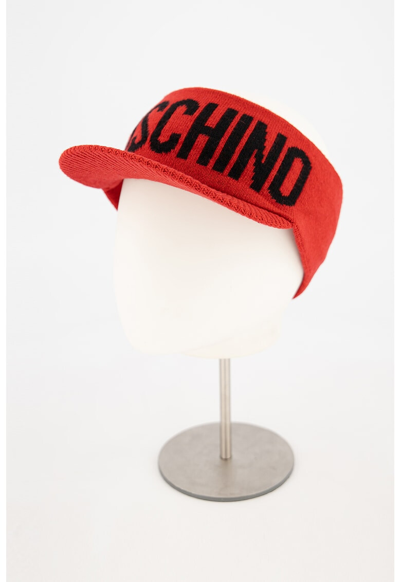 Moschino Визьор от вълна с лого - Pepit.bg