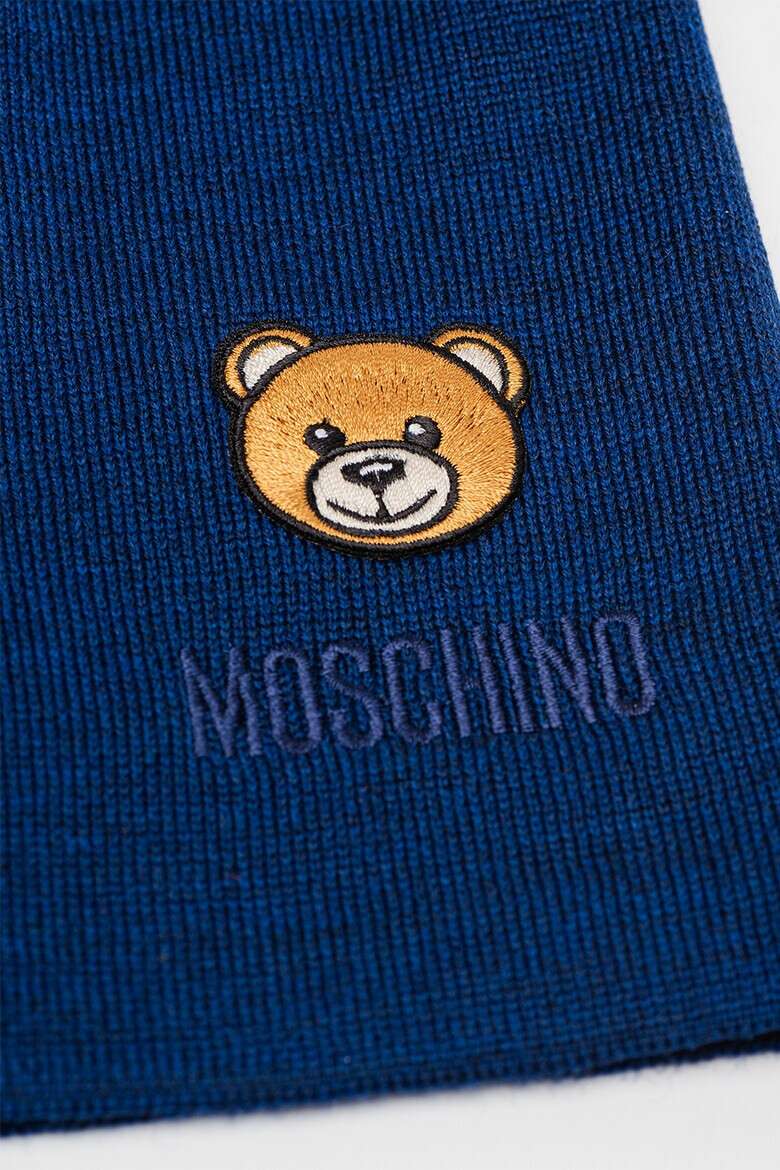 Moschino Вълнена шапка с лого - Pepit.bg