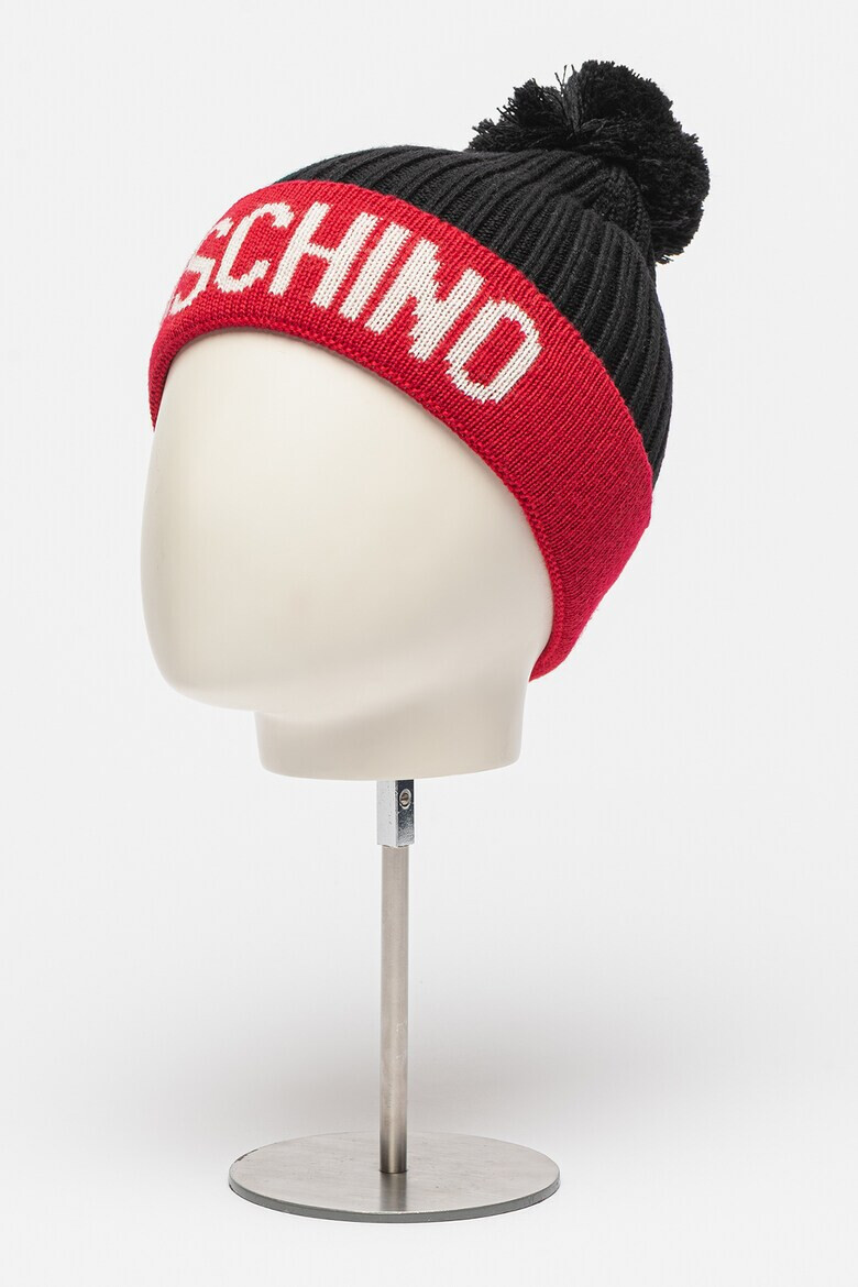 Moschino Вълнена шапка с помпон - Pepit.bg