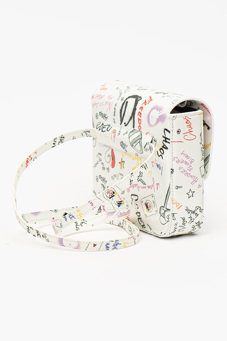 MSGM Кожена чанта с фигурален десен - Pepit.bg