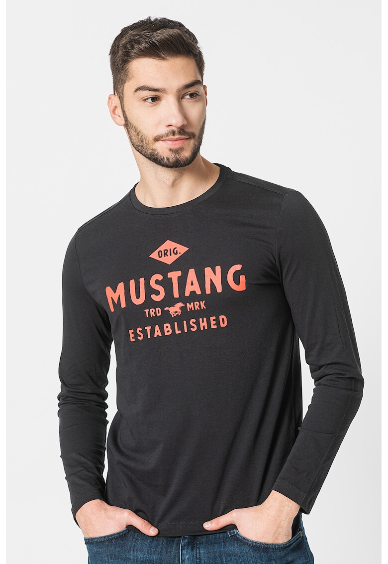 Mustang Блуза Adrian с лого - Pepit.bg